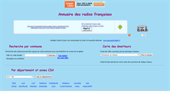 Desktop Screenshot of annuradio.fr