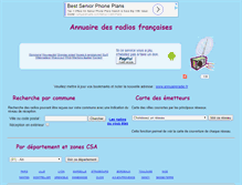 Tablet Screenshot of annuradio.fr